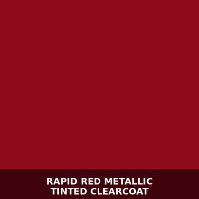 S550 Rapid Red Metallic Tinted Clearcoat Backing Plate