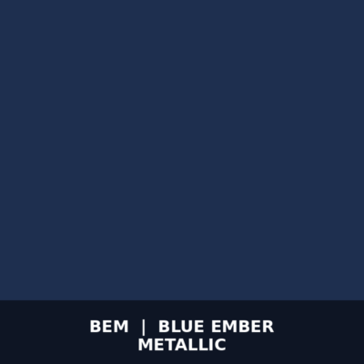 S650 Blue Ember Metallic Backing Plate