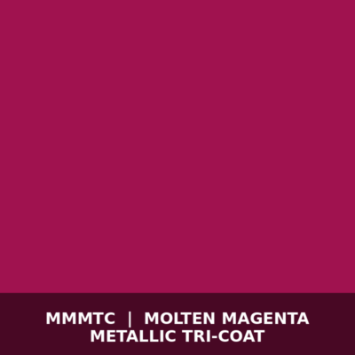 S650 Molten Magenta Metallic Tri-Coat Backing Plate