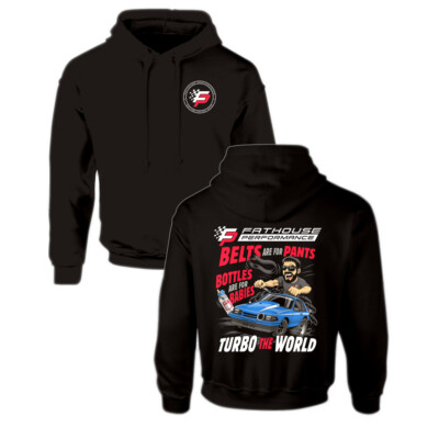 Fathouse Performance Hoodie "Turbo the World"